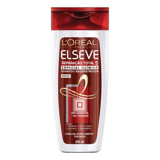 SH ELSEVE 200ML REPARACAO TOTAL 5 UN/0001/UN