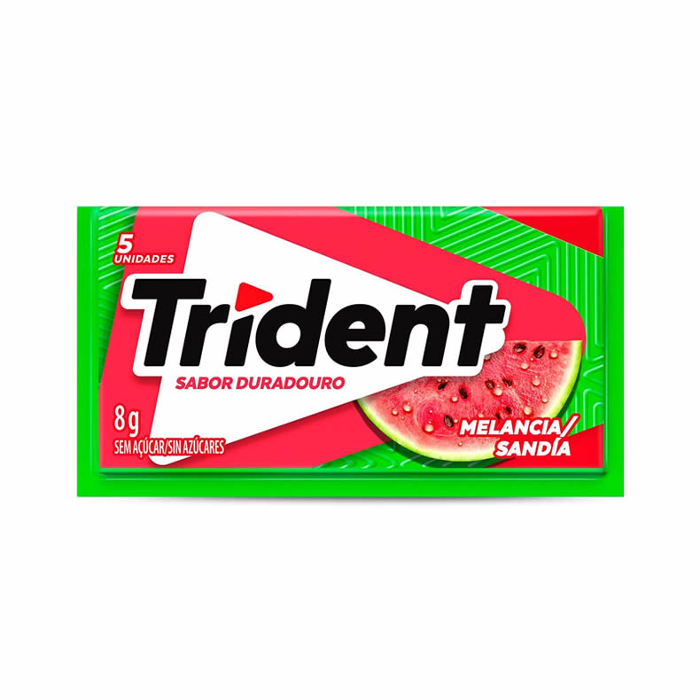 CHICLETE S AC TRIDENT MELANCIA